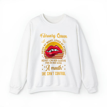 February queen Crewneck Sweatshirt