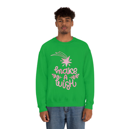 Unicorn make a wish Crewneck Sweatshirt