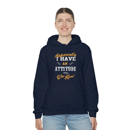 Apparently I Have an Attitude Who Knew! Hoodie