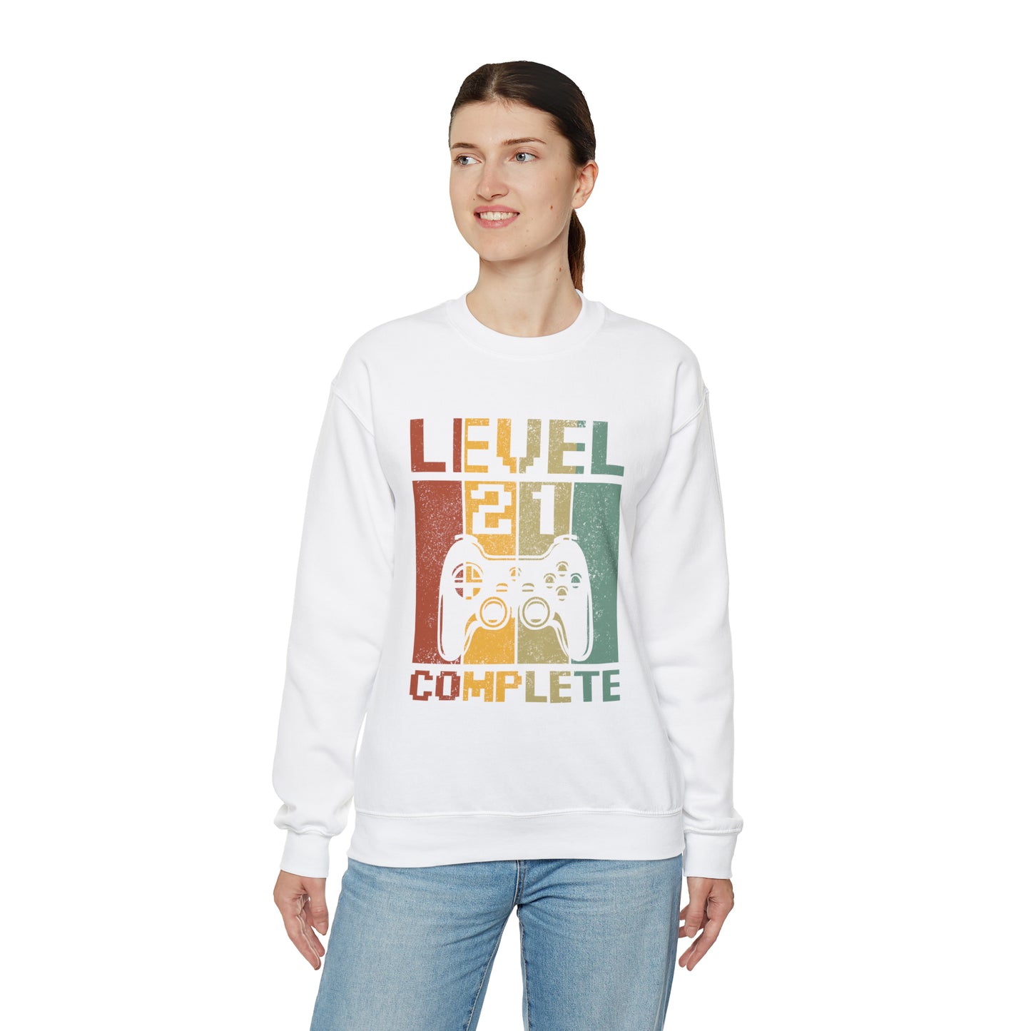 level 21 complete Crewneck Sweatshirt