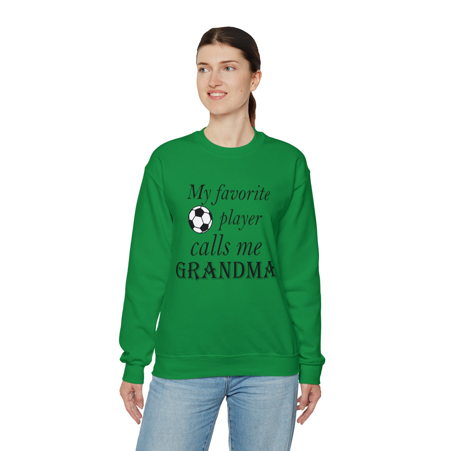 Grandma Favorite Soccer Player Crewneck Sweatshirt