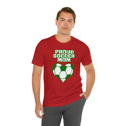 Proud -soccer-mom Heart T-Shirt