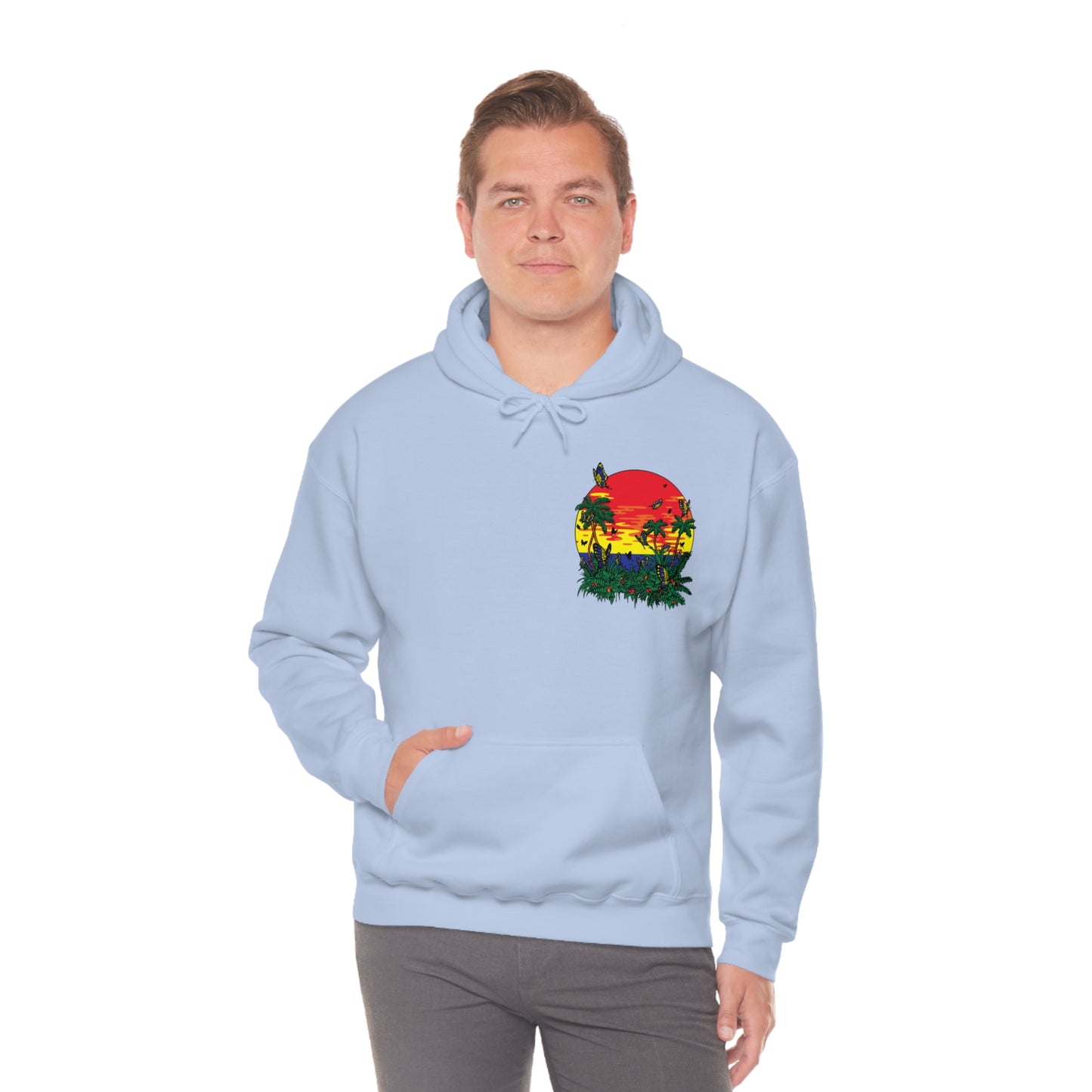 Sunset Butterfly Vibes Hoodie