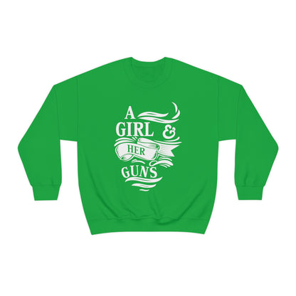 A Girl and Her Guns Crewneck Sweatshirt