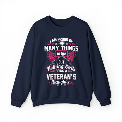 Proud veteran dad Crewneck Sweatshirt