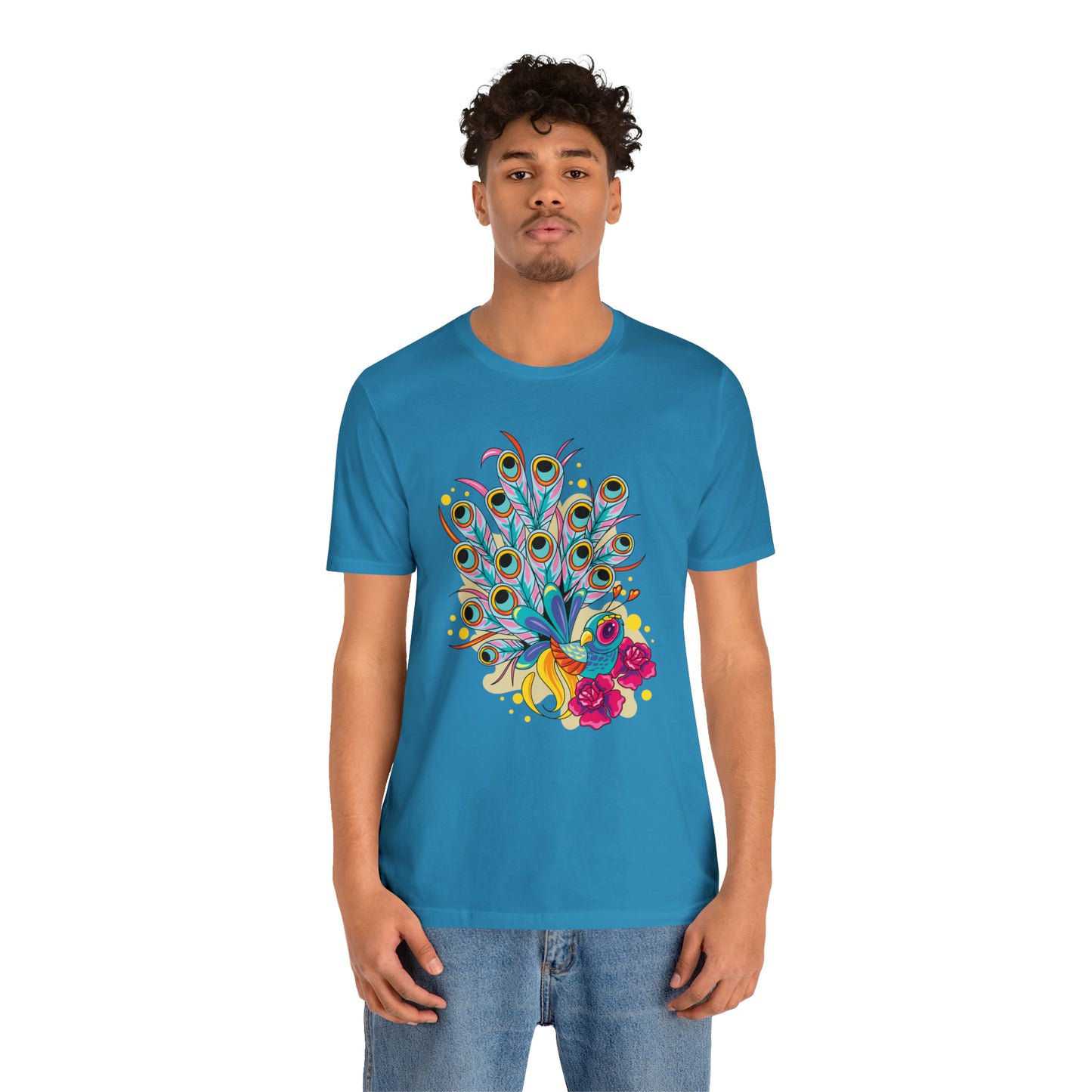 Colorful Peacock T-Shirt