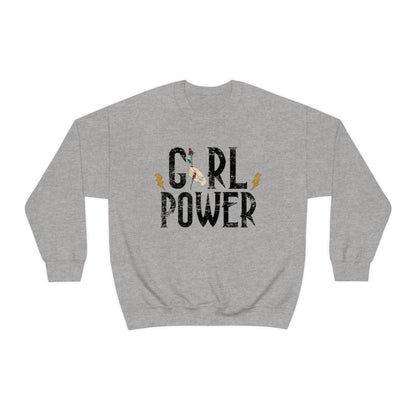 Girl Power Rocks Crewneck Sweatshirt