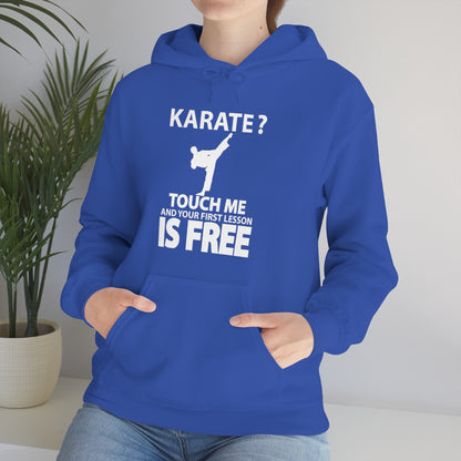 karate first lesson free Hoodie