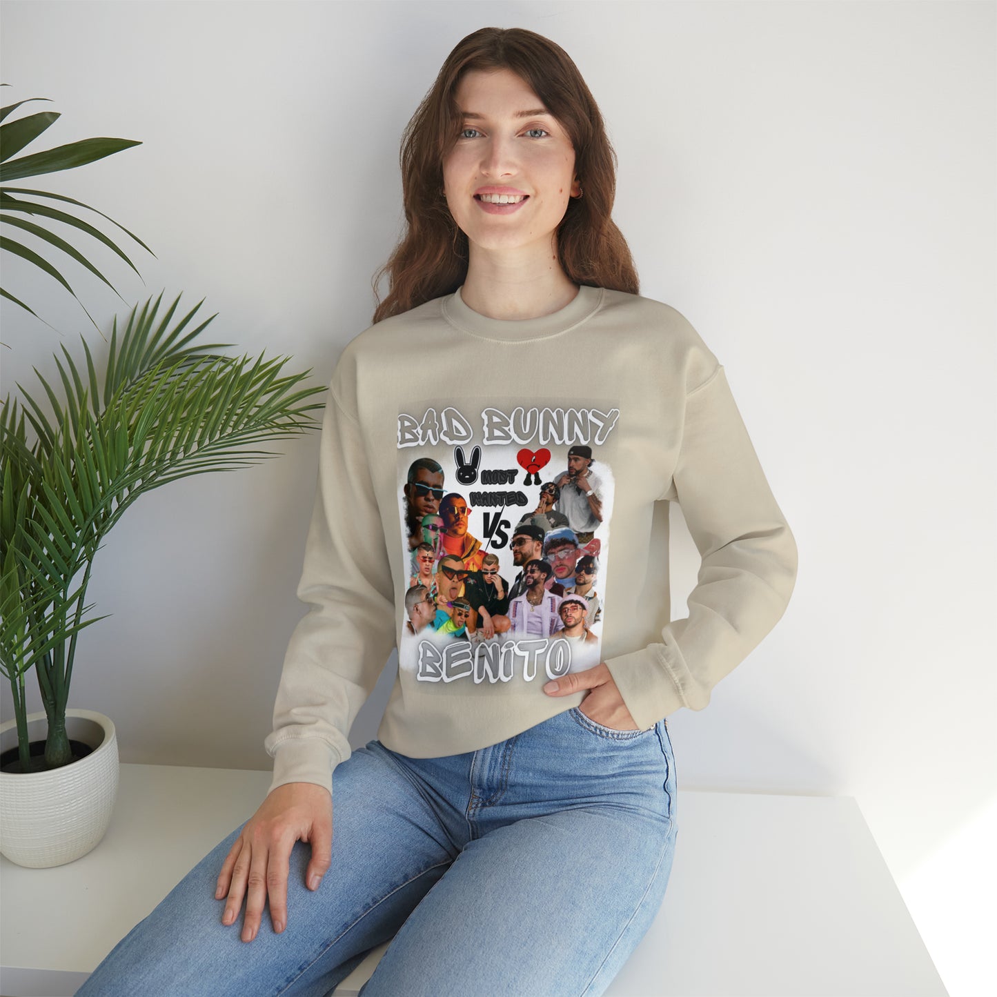 Bad Bunny vs Benito Crewneck Sweatshirt