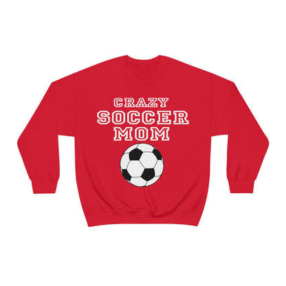 Crazy soccer mom Crewneck Sweatshirt