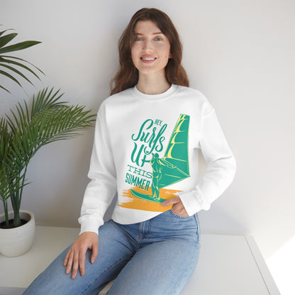 Hey Surfs Up Crewneck Sweatshirt