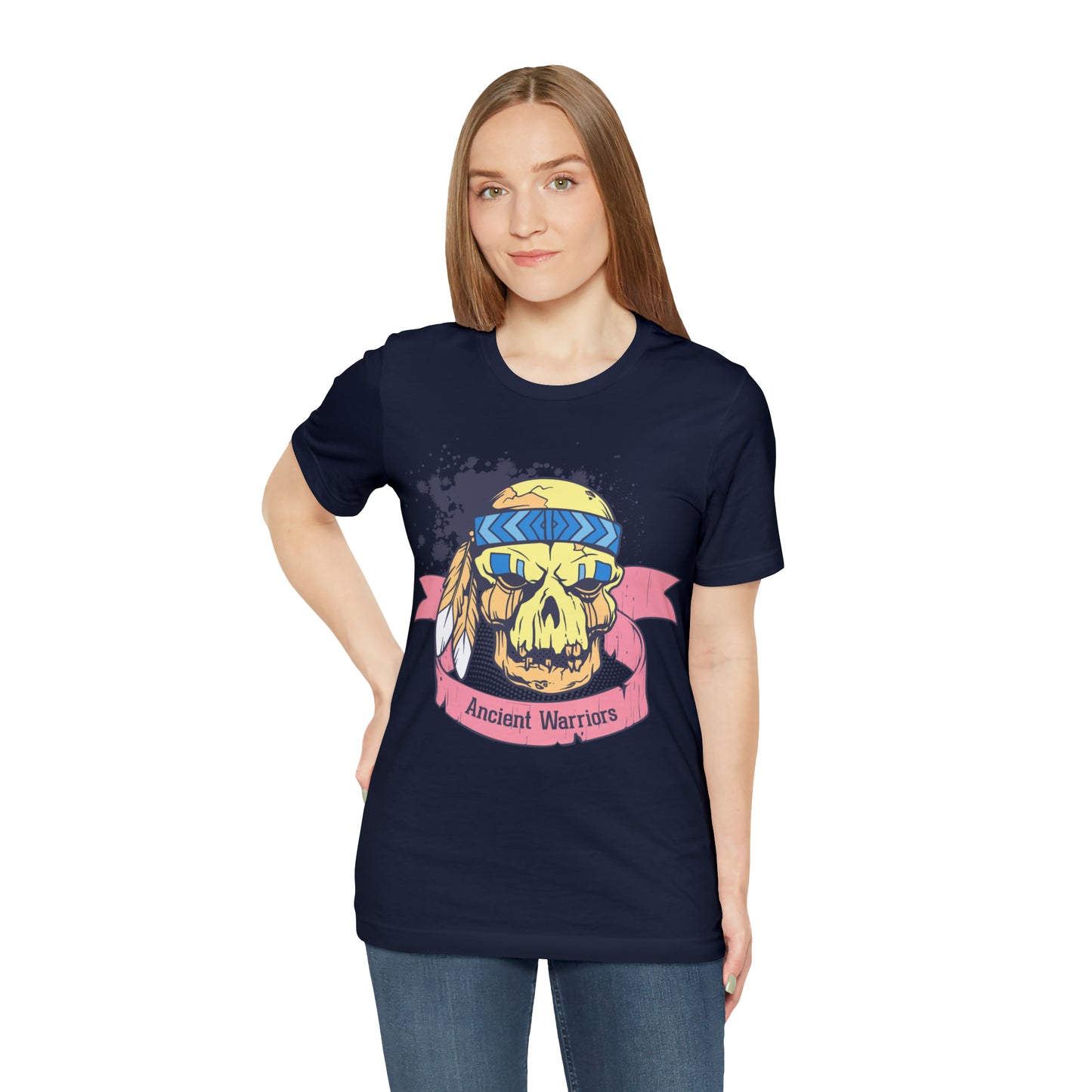 Ancient Warrior Skull Chief T-Shirt