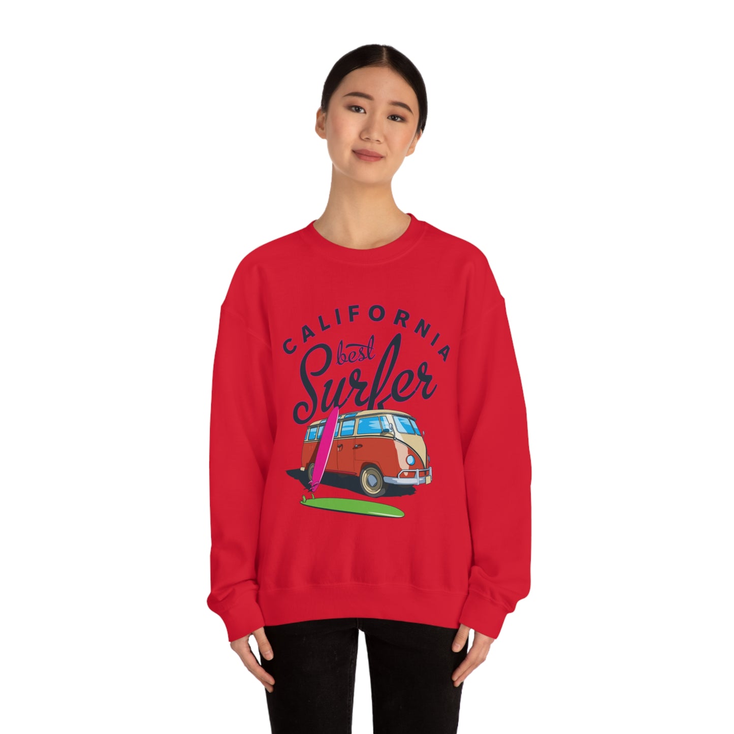 Surfers Bus Crewneck Sweatshirt