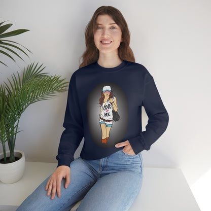 Love Me Lady Crewneck Sweatshirt