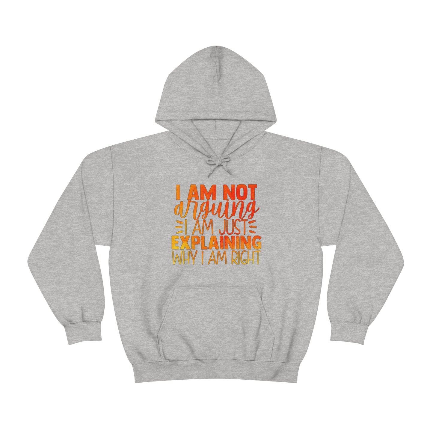 I Am Not Arguing I Am Just Explaining Why I Am Right Hoodie