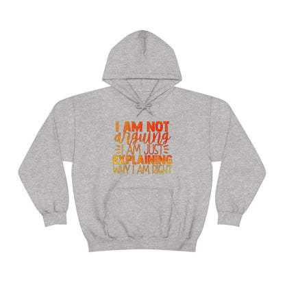 I Am Not Arguing I Am Just Explaining Why I Am Right Hoodie