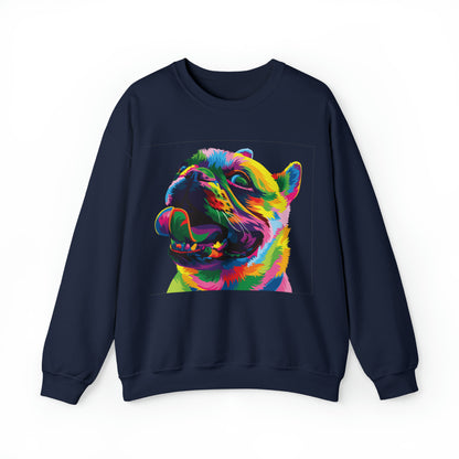 Colorful Dog Crewneck Sweatshirt