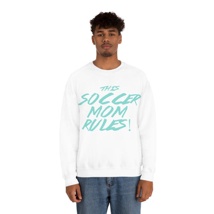 Soccer mom rules Crewneck Sweatshirt