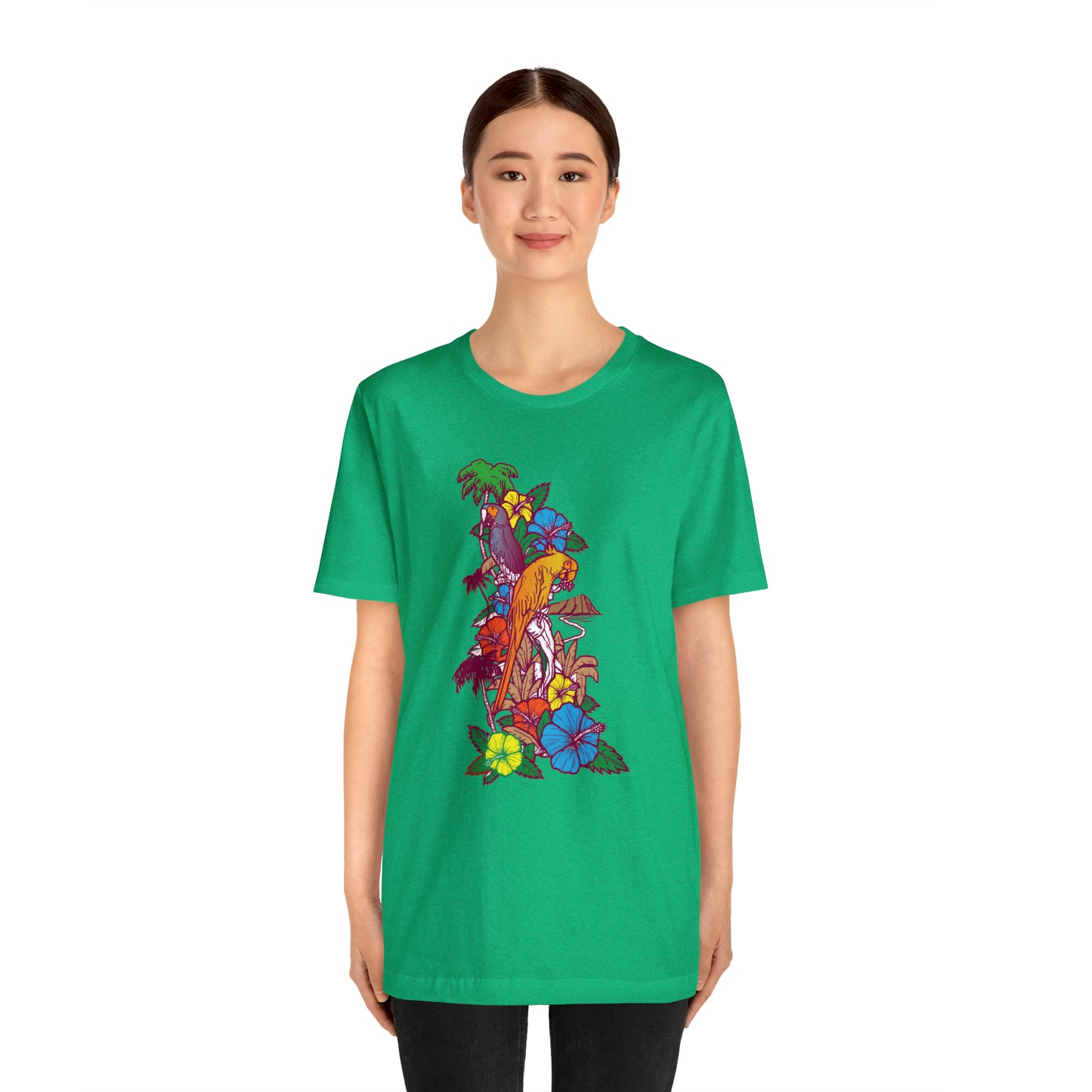 Parrot Jungle Floral T-Shirt