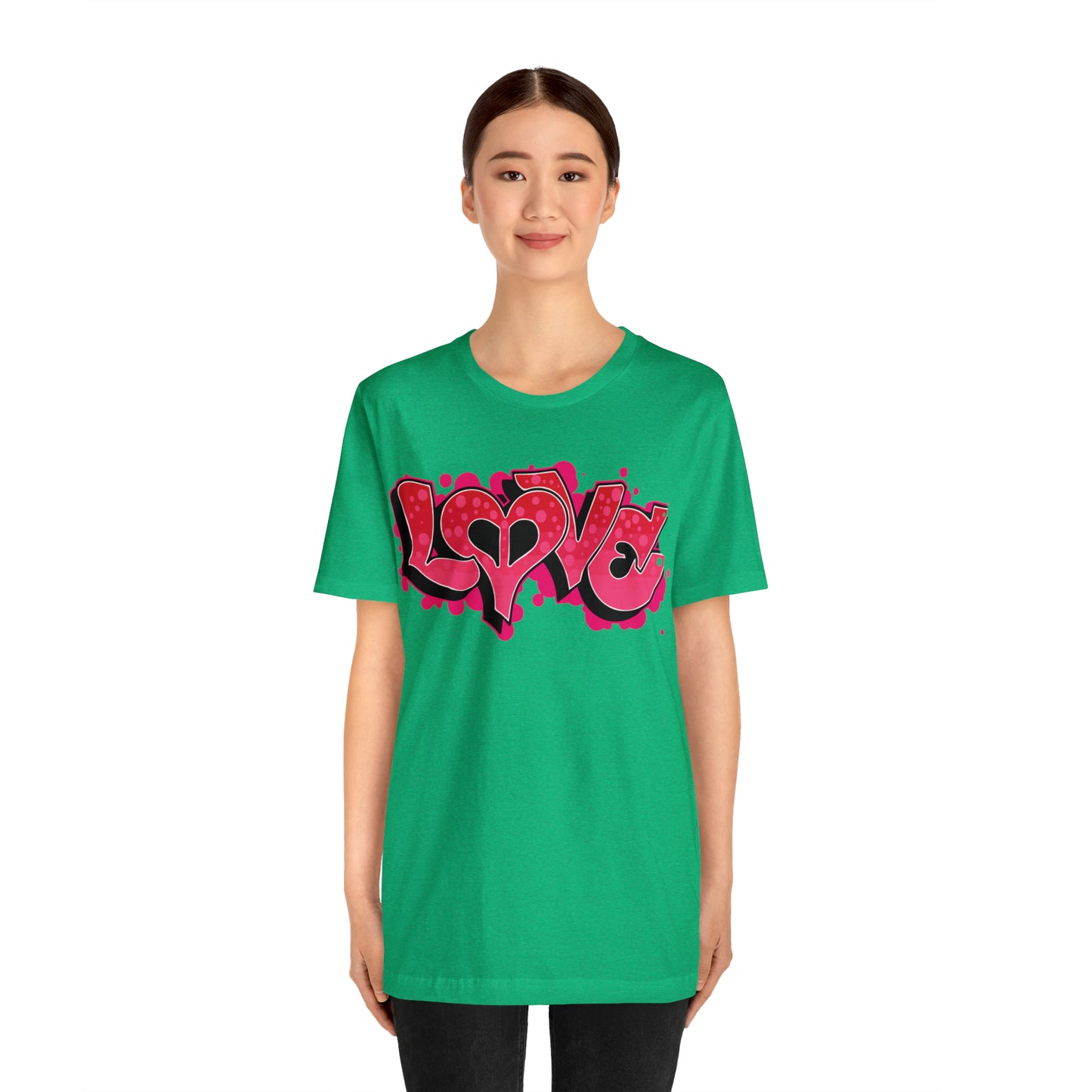 Peace and Love graffiti T-Shirt