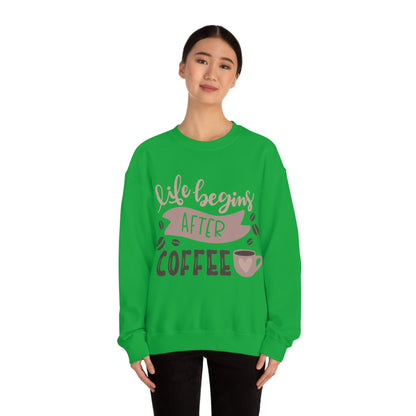 Life_begins_after_coffee Crewneck Sweatshirt