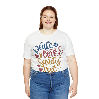 Peace_love_and_sandy_feet T-Shirt