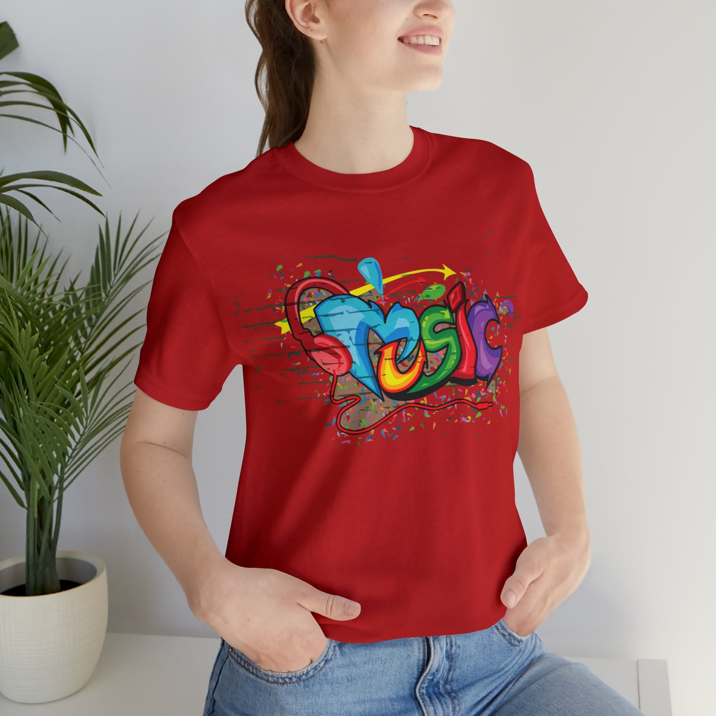 Music colorful graffiti T-Shirt