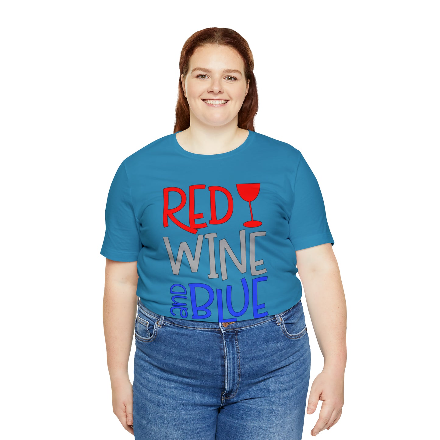 Red Wine Blue T-Shirt