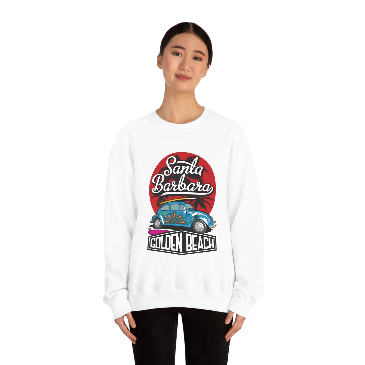 Golden Beach Buggy Crewneck Sweatshirt