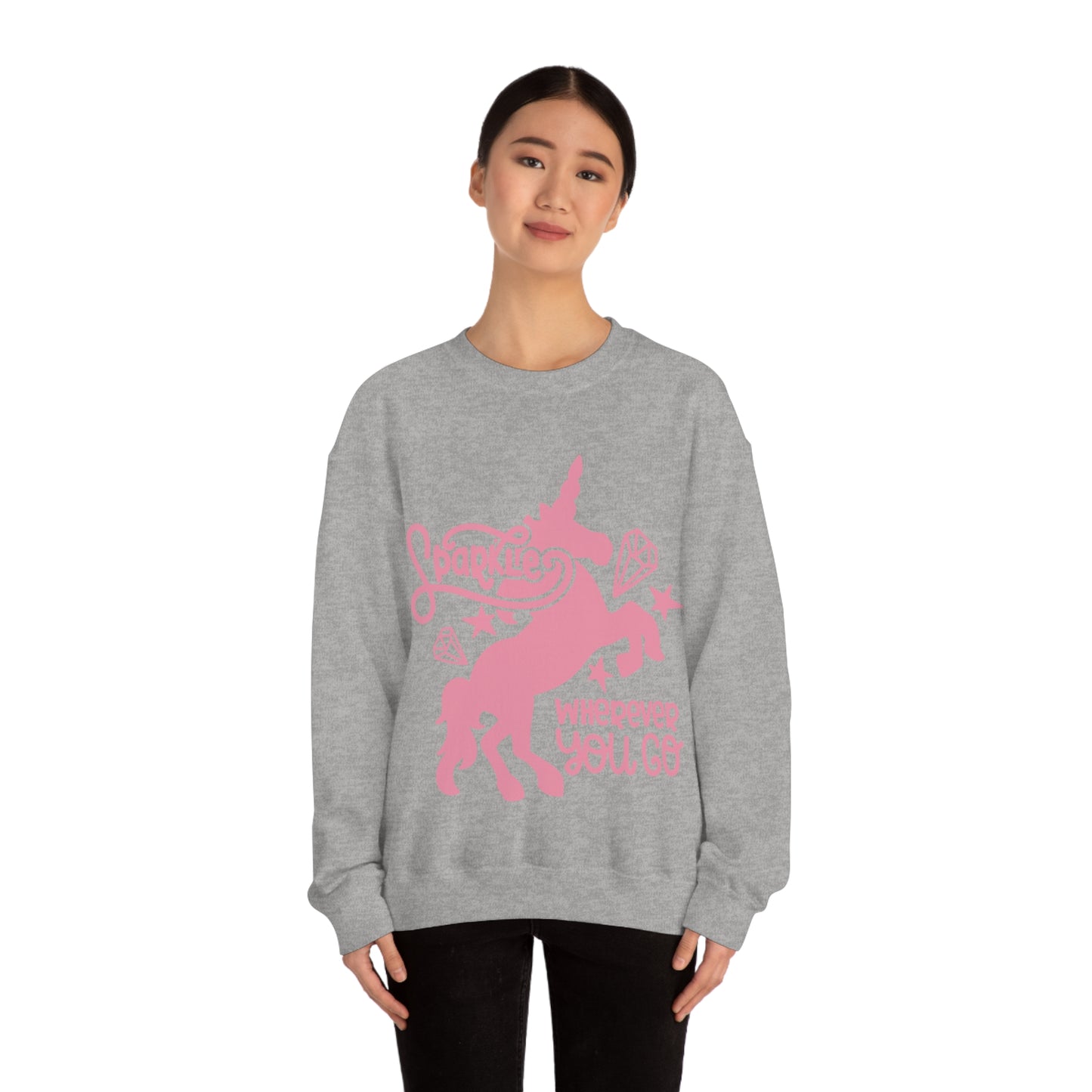 Sparkle unicorn Crewneck Sweatshirt