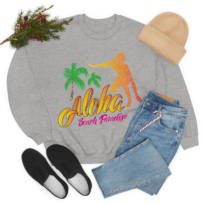 Aloha Beach Paradise Crewneck Sweatshirt