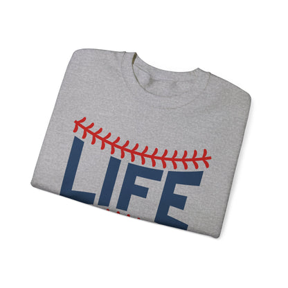 Life Begins When Season Starts Crewneck Sweatshirt