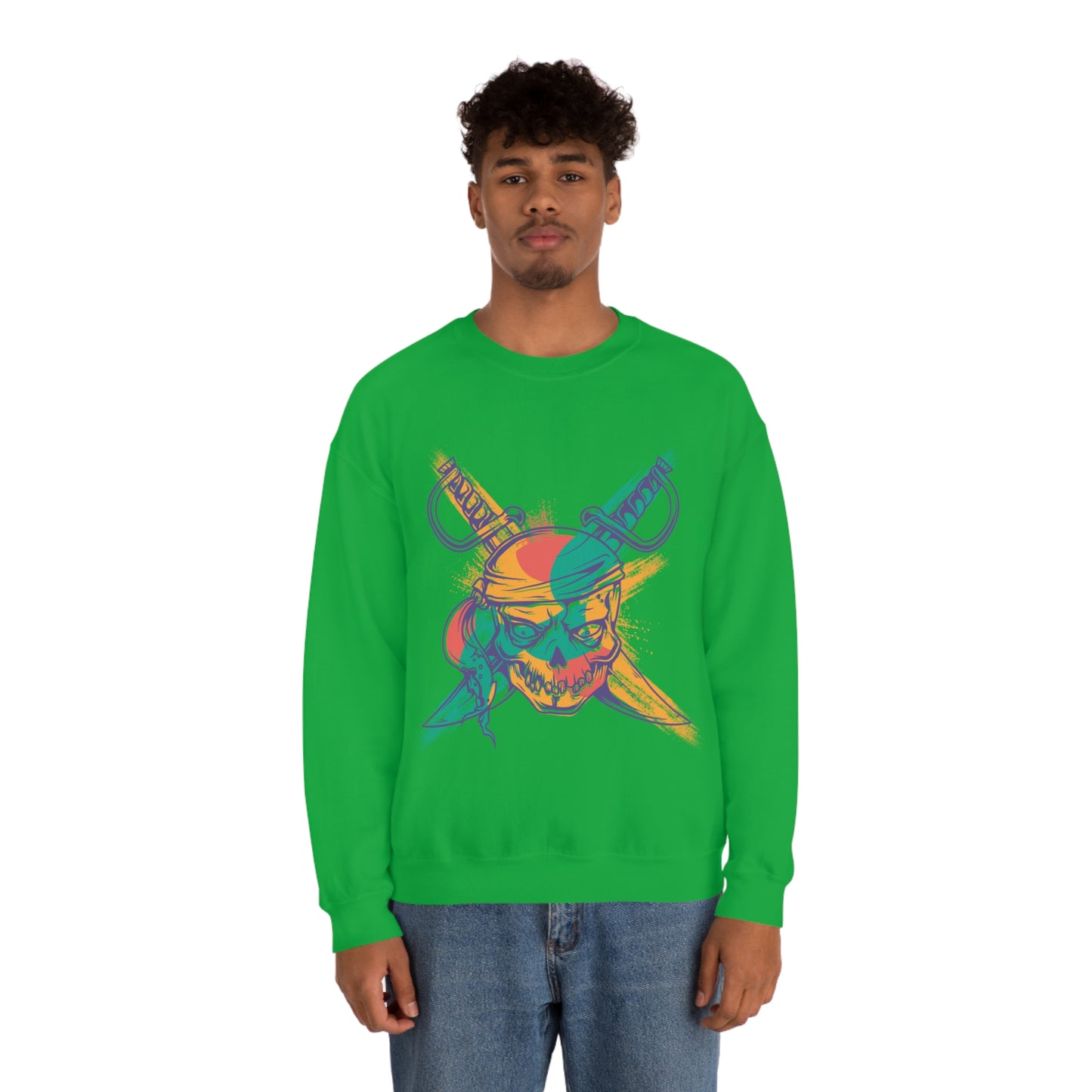 Cool Pirate Crewneck Sweatshirt