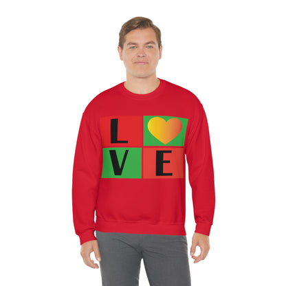 Love Squares Crewneck Sweatshirt