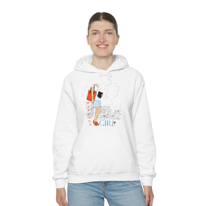 Fashion girl with a bag Hoodie