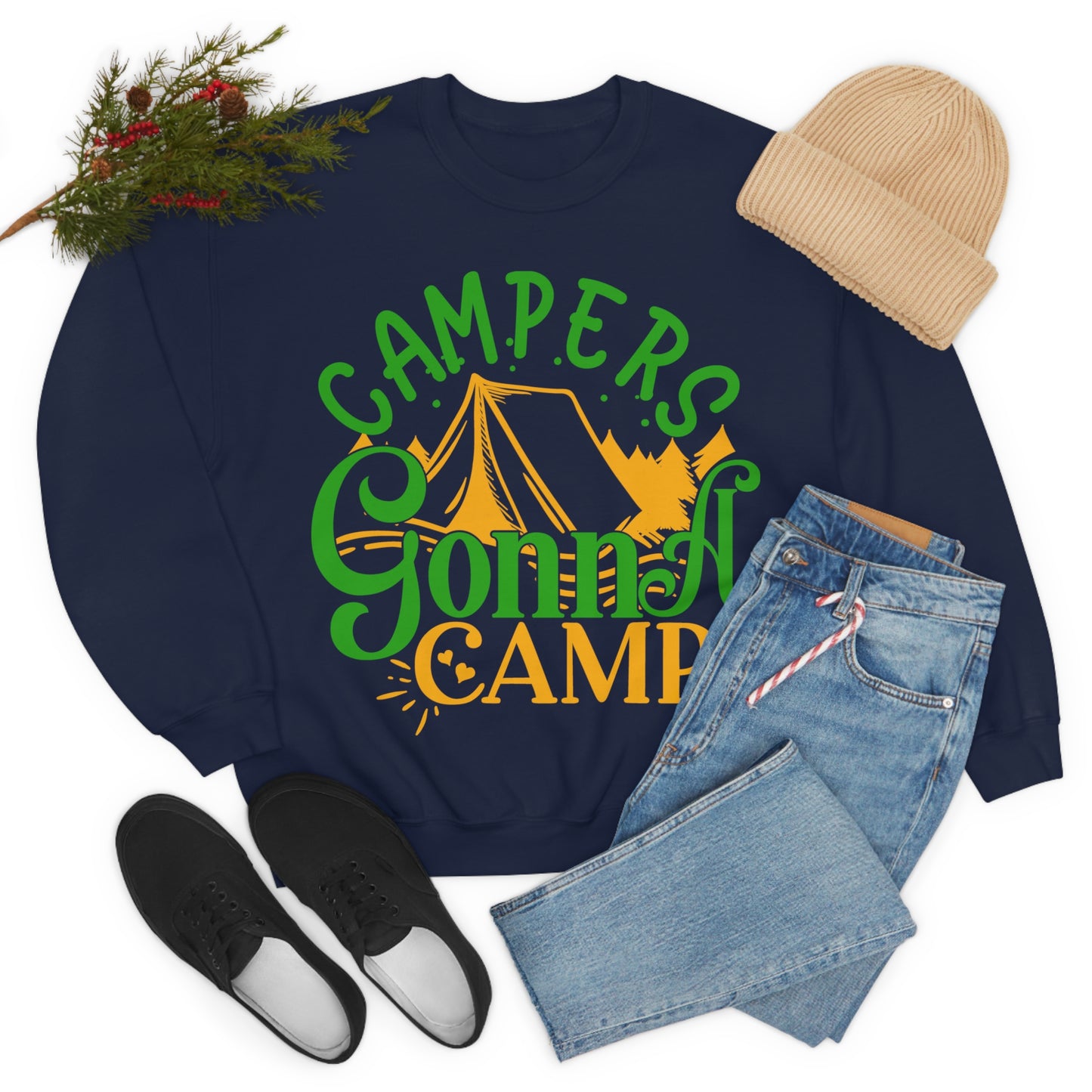 Campers Gonna Camp Crewneck Sweatshirt