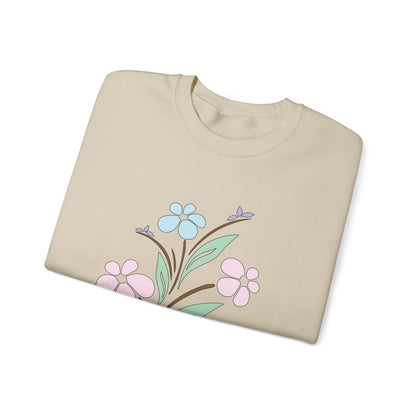 Bloom like a flower Crewneck Sweatshirt