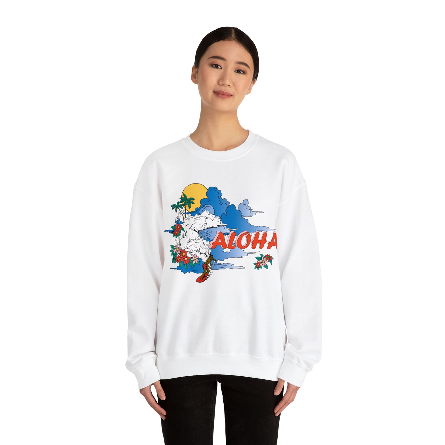 Aloha Vibes Crewneck Sweatshirt