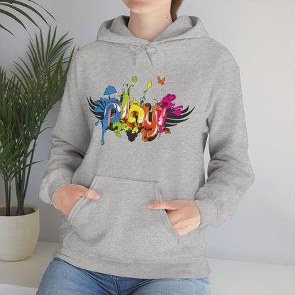 Play colorful graffiti Hoodie