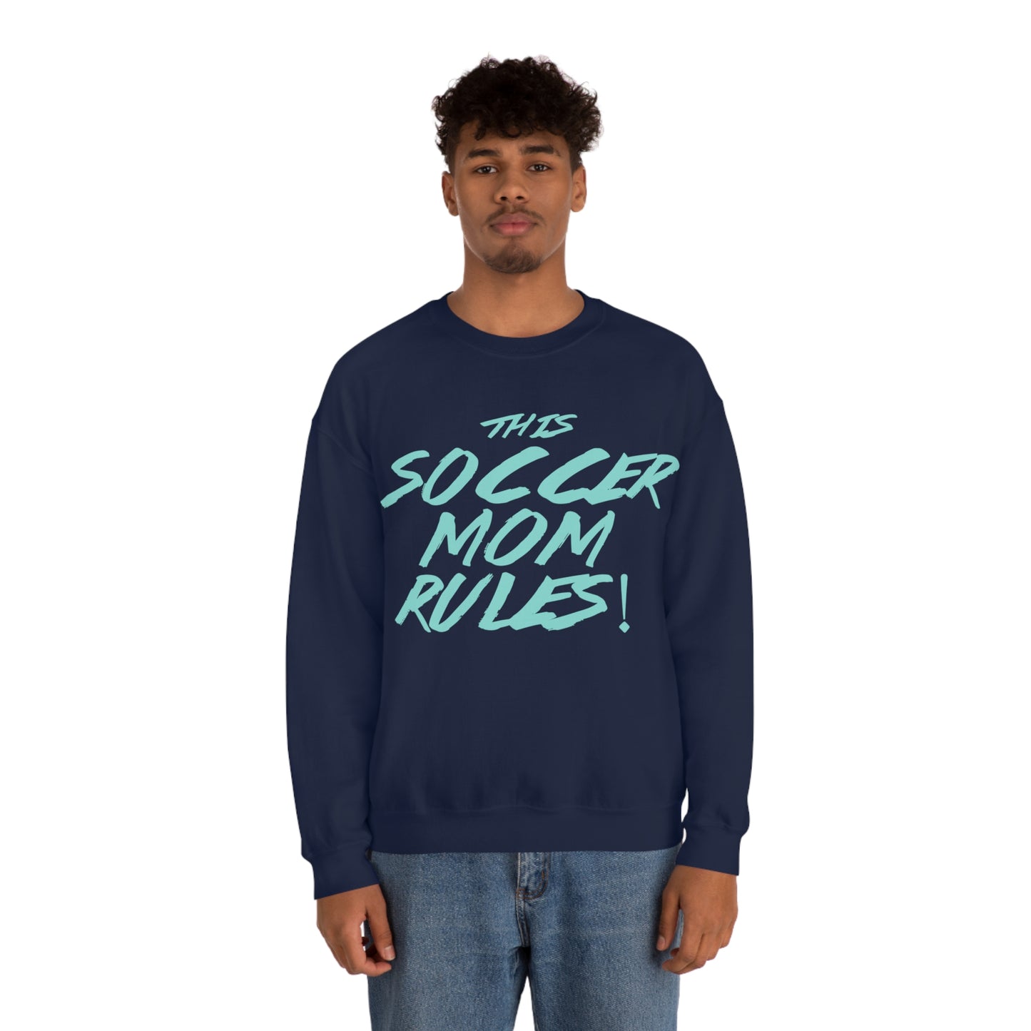 Soccer mom rules Crewneck Sweatshirt