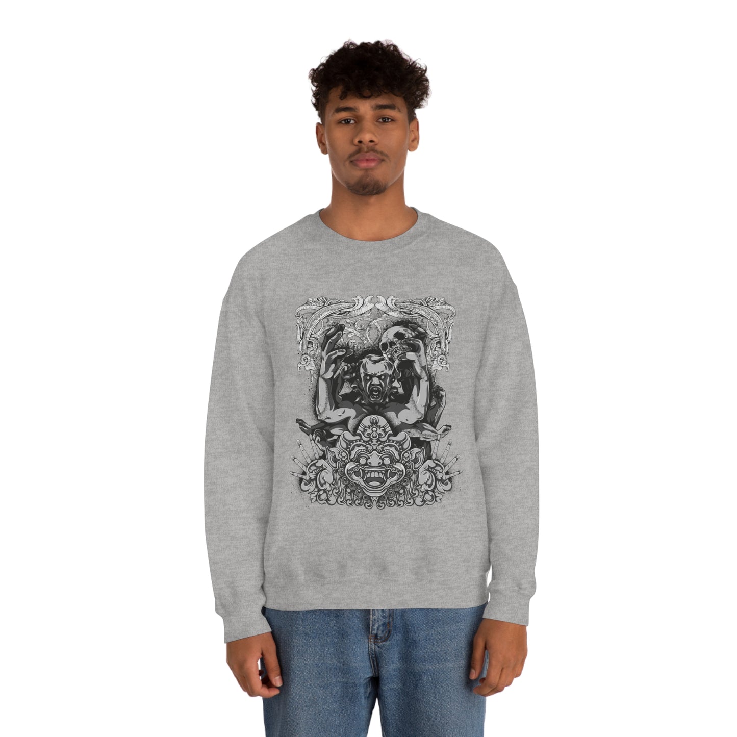 Dark Side Behind The Mask Crewneck Sweatshirt