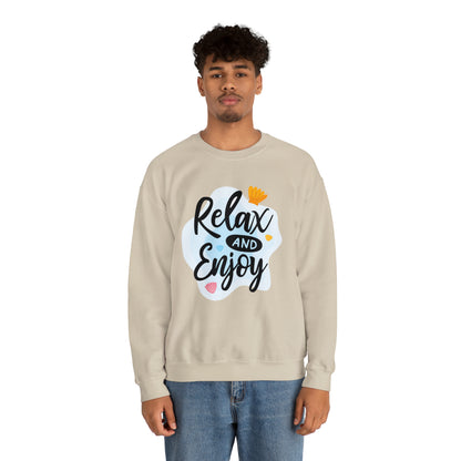 Relax and Enjoy Crewneck Sweatshirt