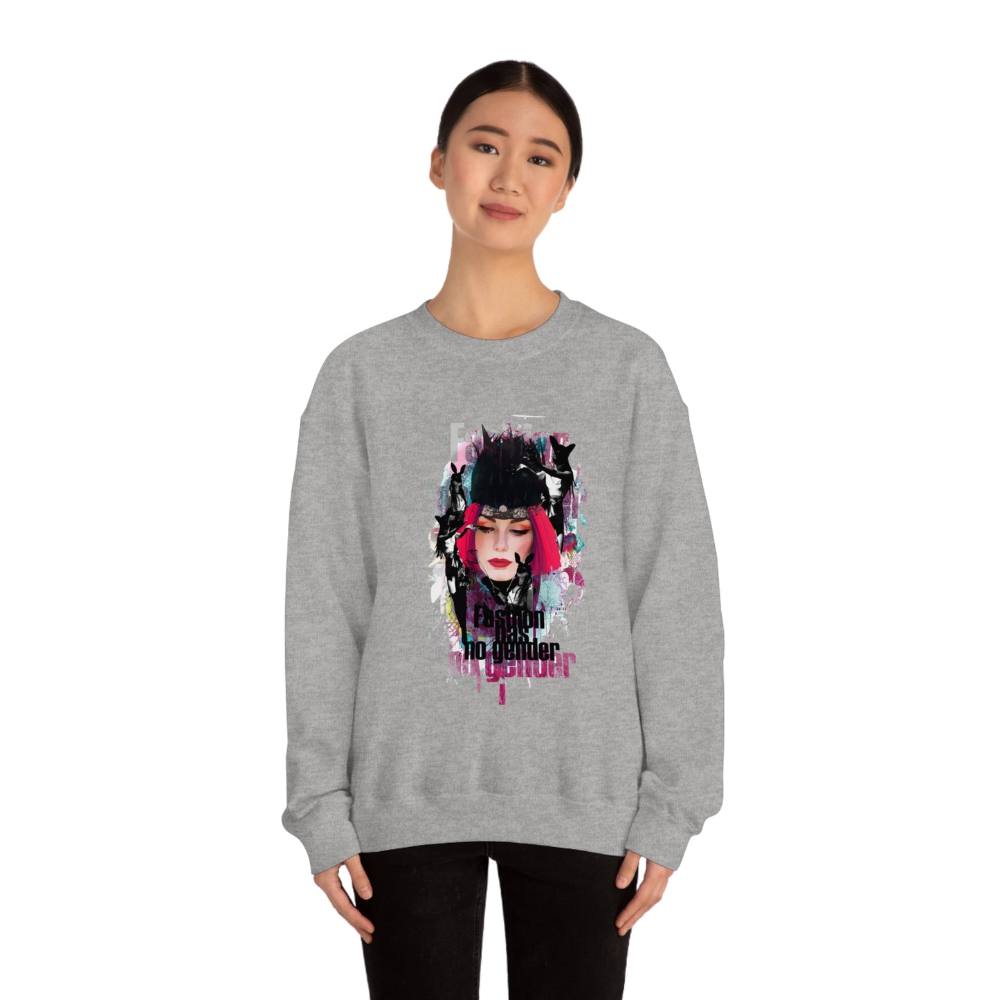 Fashion Has No Gender Crewneck Sweatshirt