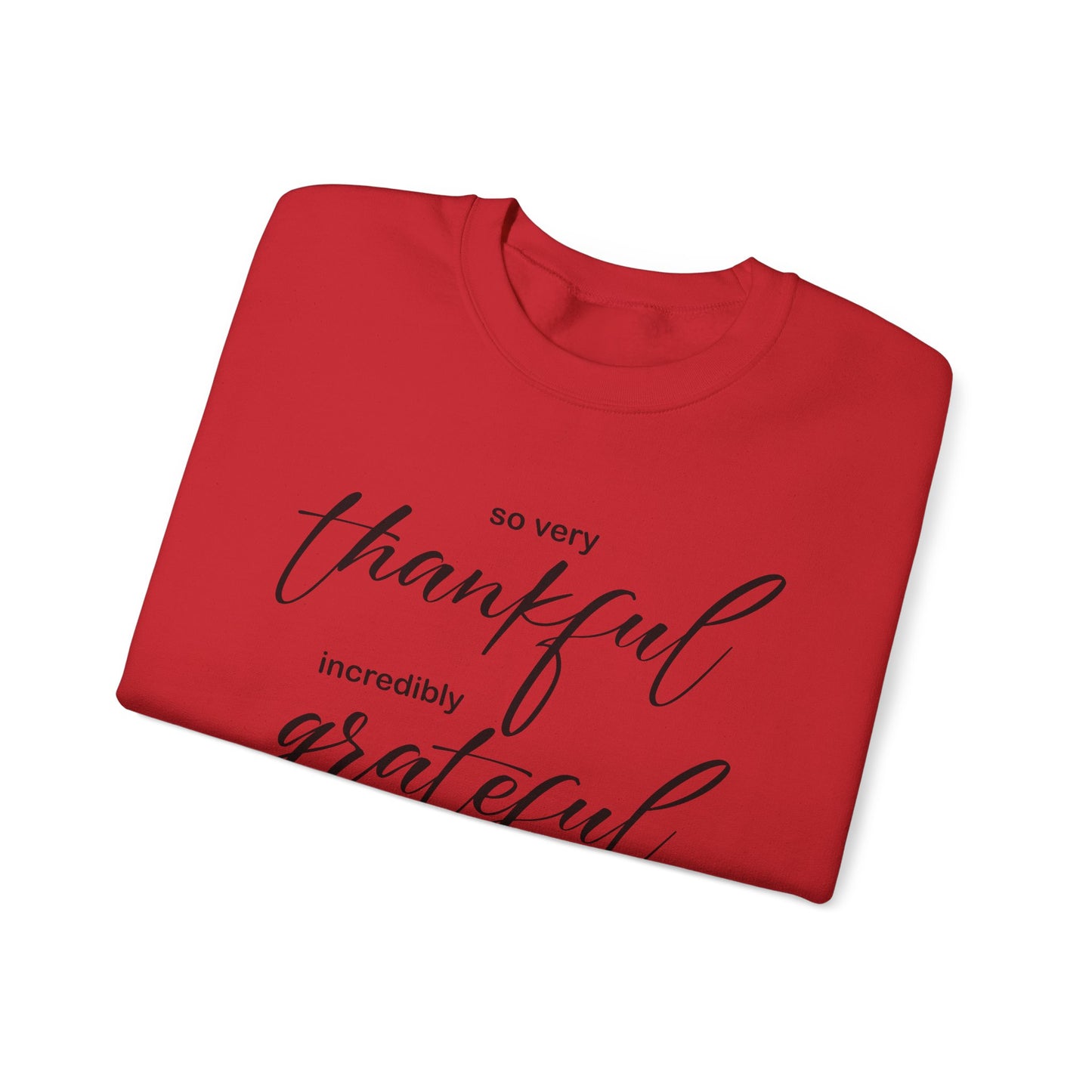 Thankful-Grateful-blessed Crewneck Sweatshirt