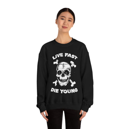 Live Fast Die Young Crewneck Sweatshirt