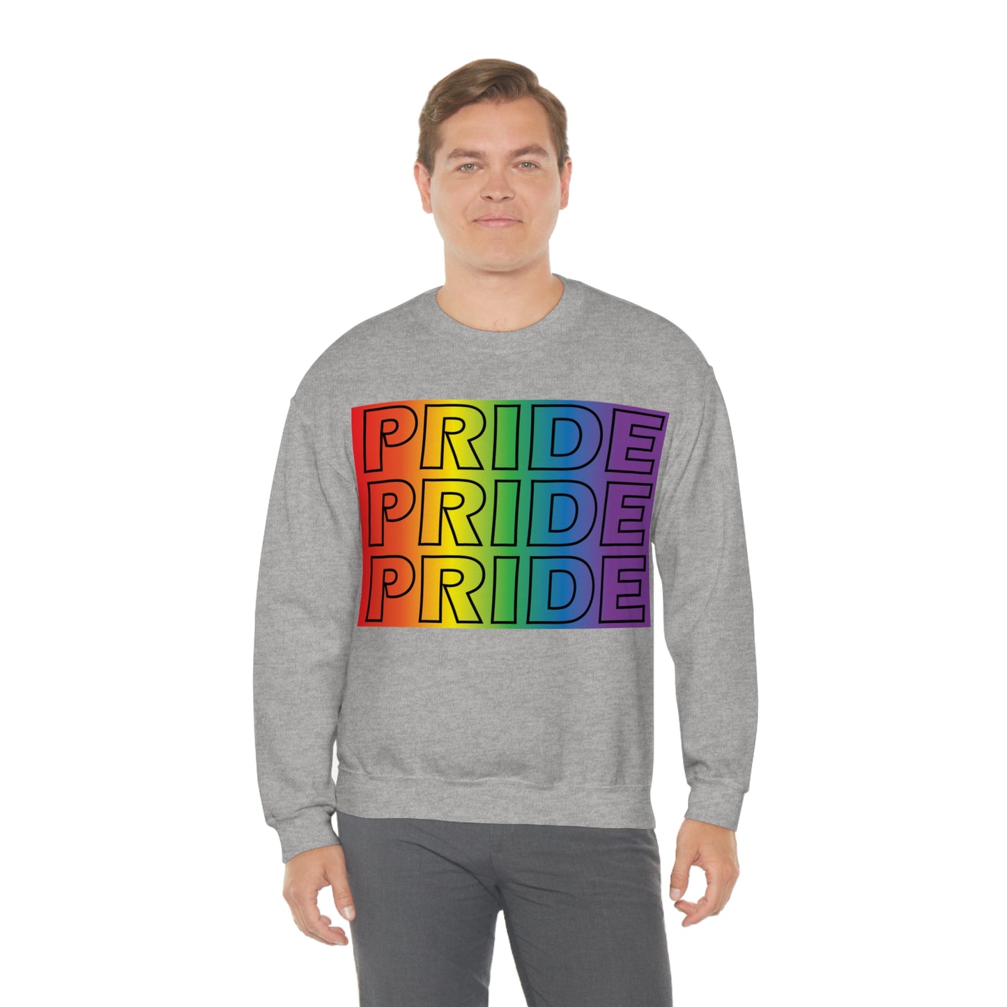 Pride Pride Pride Crewneck Sweatshirt