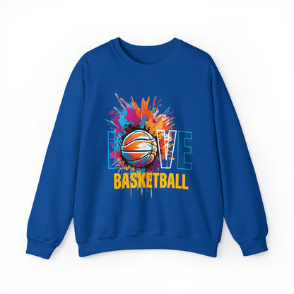 Love basketball Crewneck Sweatshirt