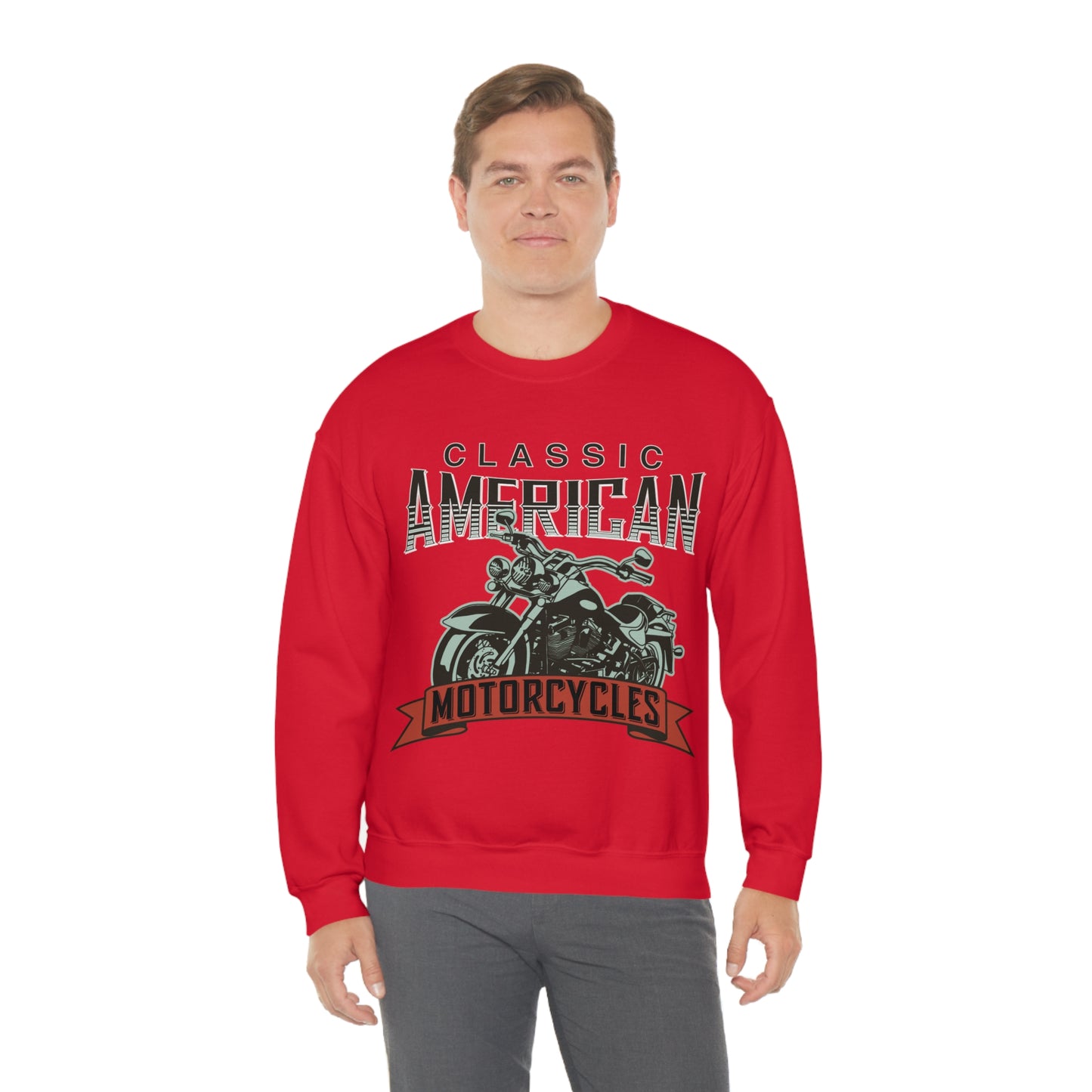 Classic American motorcycles Crewneck Sweatshirt