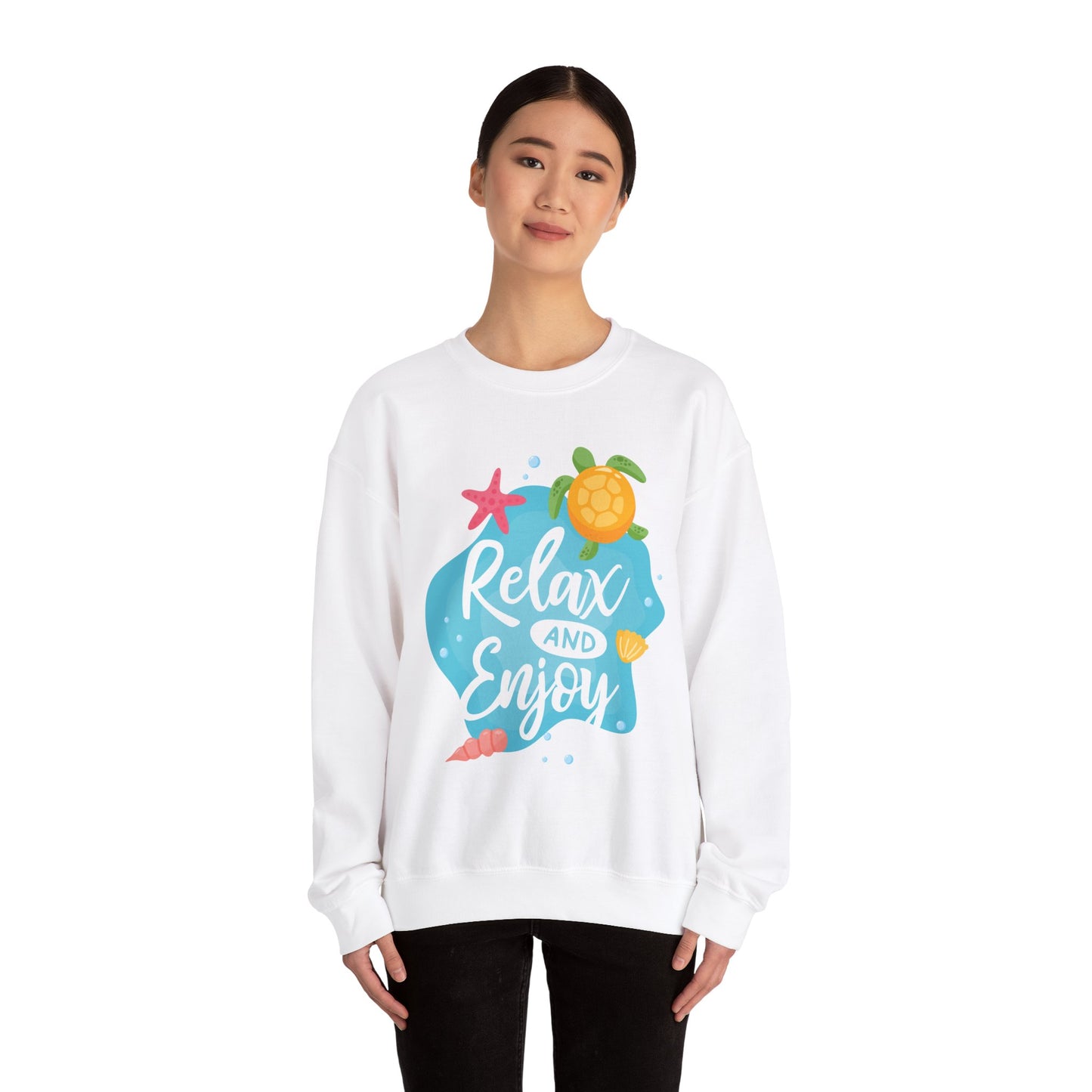 Relax and Enjoy the Beach Crewneck Sweatshirt