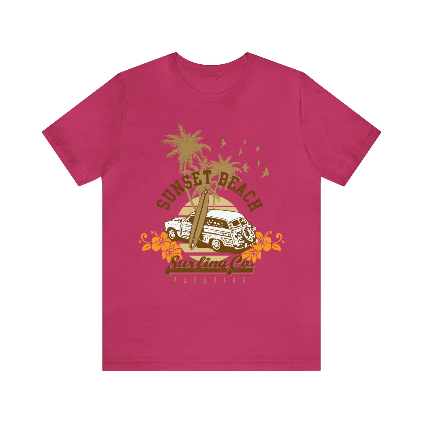 Sunset Beach Surfing Paradise T-Shirt